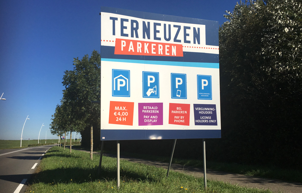 bewegwijzering voor gemeente terneuzen