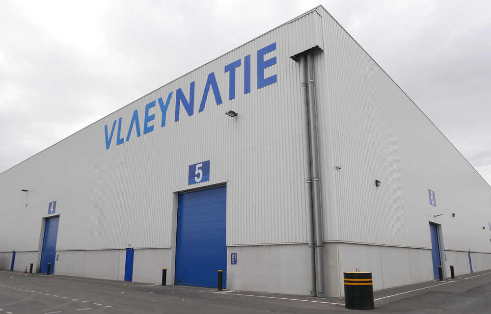 gevelbelettering voor Vlaeynatie