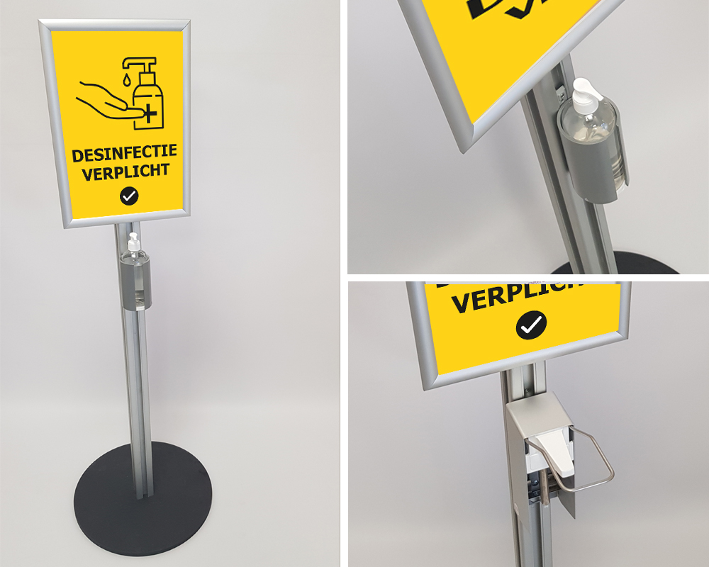 corona desinfectiepaal
